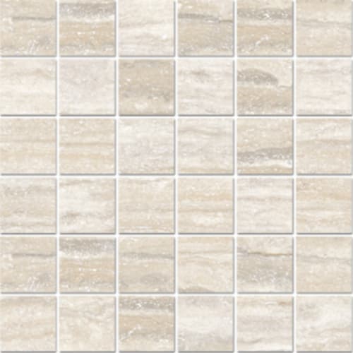 Amalfi Vein Cut in Bianco - 2x2 Mosaic Tile