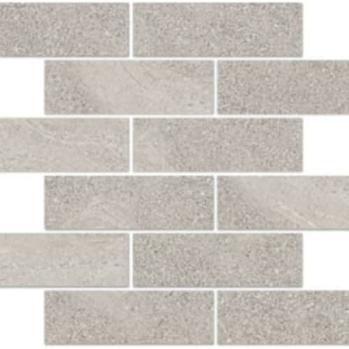Boulder In Light Grey - 2X6 Brick Mosaic
