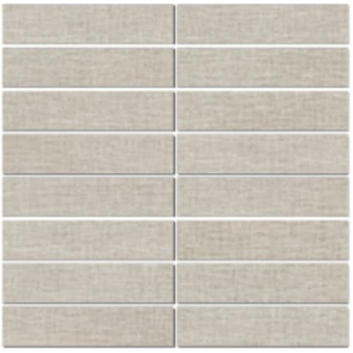 Linencloth 2.0 In Beige Weave - 1.5X6 Stack Mosaic