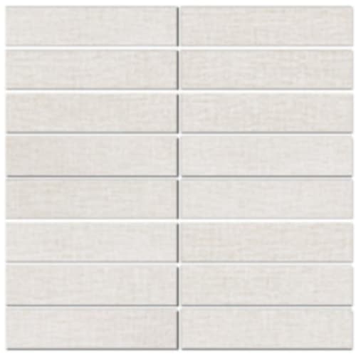Linencloth 2.0 In Ice Weave - 1.5X6 Stack Mosaic