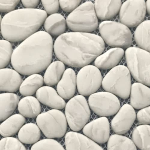 Micro Crystal Stone I In Taupe - Pebbles Mosaic