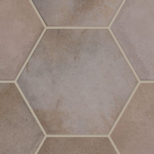 Parkside In Blush - 7X8 Hexagon