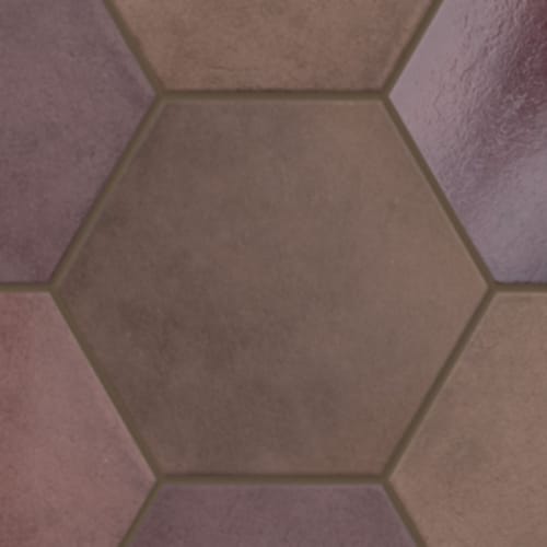 Parkside In Rosso - 7X8 Hexagon