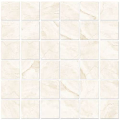 Touch Stone in White - 2x2 Mosaic Tile