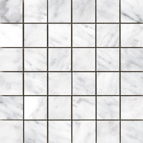 Marble Winter Frost In Winter Frost Mosaic - Mesh Mosaic