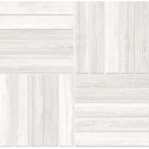 Zen In White - 1.5X6 Parquet Mosaic