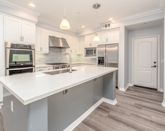 Kitchen ceramic tile backsplash in Kennewick, WA