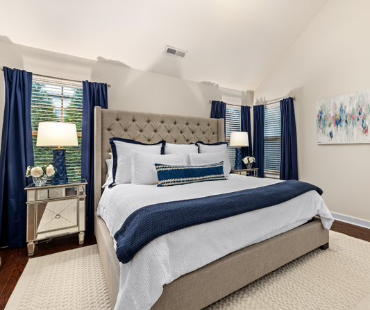 bedroom window treatments in Tri Cities in Murley's Floor Covering