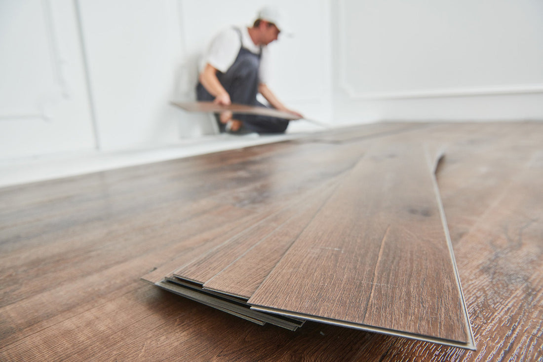 luxury vinyl plank installation