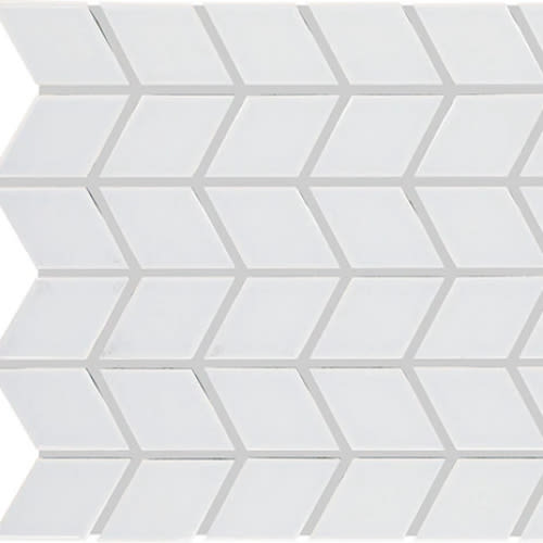Color Wheel Retro In Arctic White Chevron
