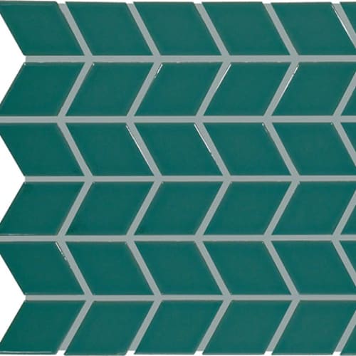 Color Wheel Retro In Peacock Chevron