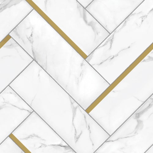 First Class in Calacatta Vinyl Sheet Goods