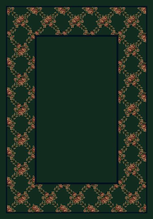 Rose Bower-11006 Emerald 3'10"X5'4" Rectangular