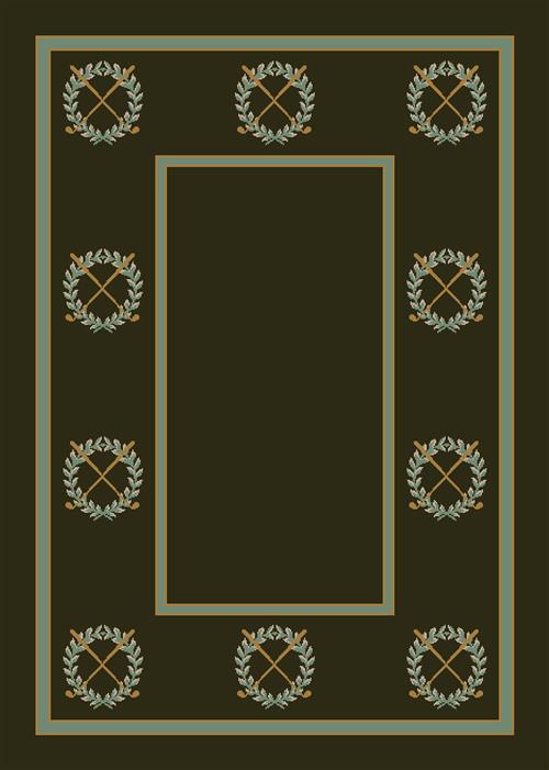 Rutherford-11506 Olive 3'10"X5'4" Rectangular