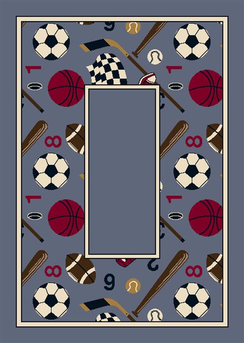 Good Sports-07006 Lapis 3'10"X5'4" Rectangular