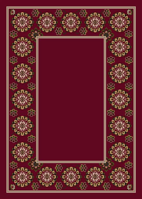 Kabul-08506 Brick 3'10"X5'4" Rectangular
