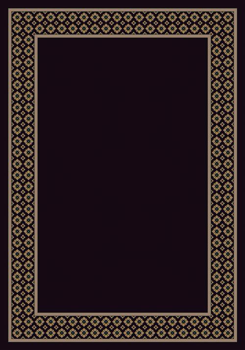 Foulard-13006 Onyx 5'4"X7'8" Rectangular