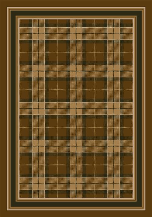 Magee Plaid-05406 Golden Amber 7'8"X10'9" Rectangular