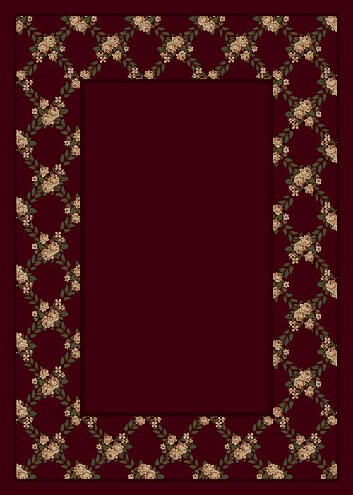 Rose Bower-10806 Cranberry Ii 7'8"X10'9" Rectangular