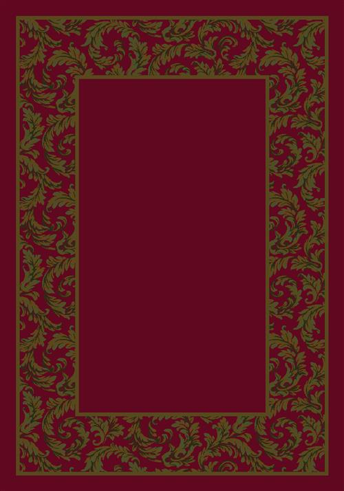Corinthius-08506 Brick 7'8"X10'9" Rectangular