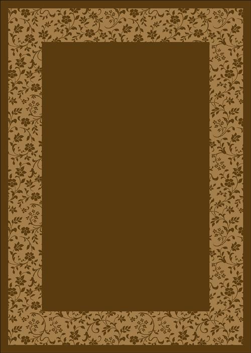 Brocade-05406 Golden Amber 7'8"X10'9" Rectangular