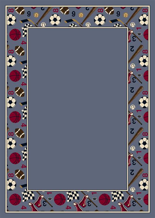 Good Sports-07006 Lapis 7'8"X10'9" Rectangular