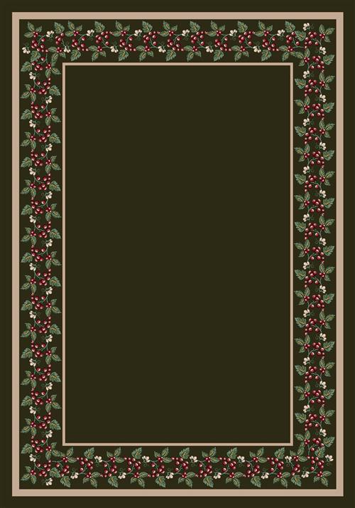 Wildberry-11506 Olive 10'9"X13'2" Rectangular