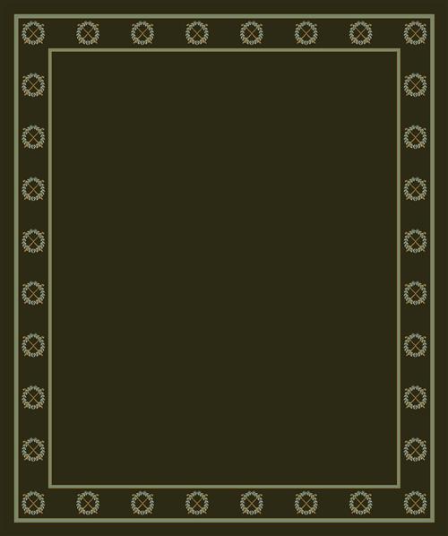 Rutherford-11506 Olive 10'9"X13'2" Rectangular