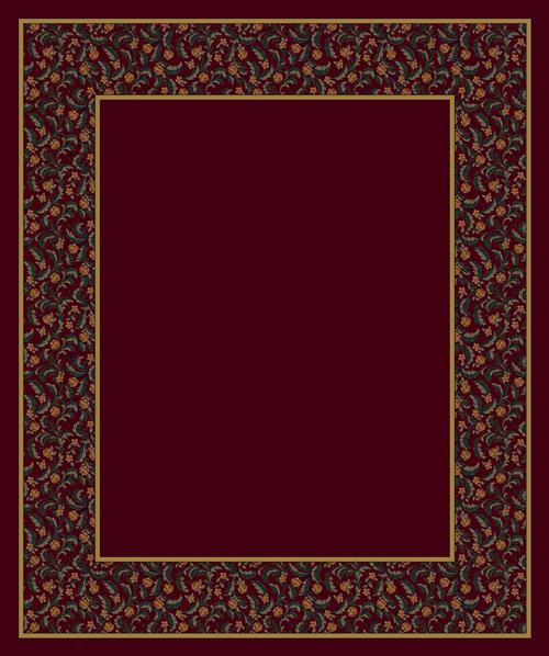 Latin Rose-10006 Garnet Ii 10'9"X13'2" Rectangular
