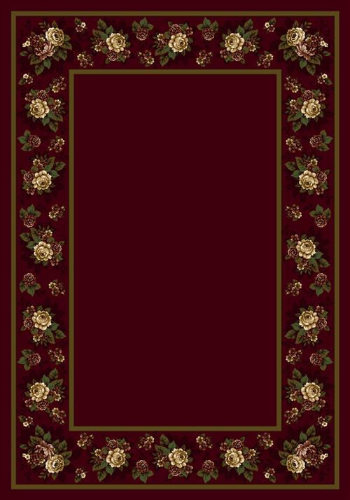 Floral Lace-10806 Cranberry Ii 10'9"X13'2" Rectangular