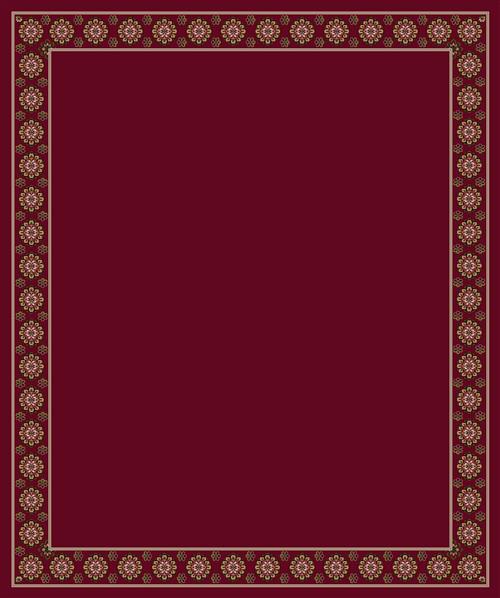 Kabul-08506 Brick 10'9"X13'2" Rectangular