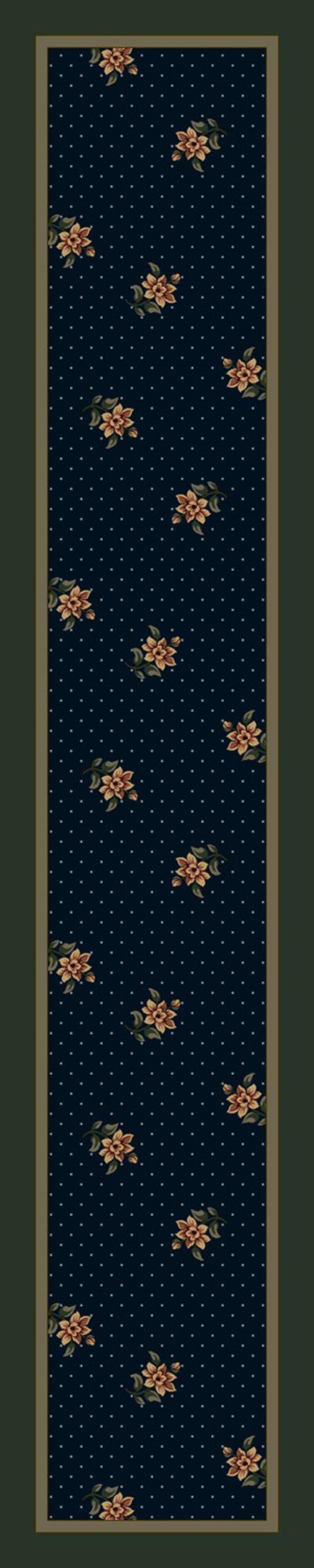 Rambling Rose-12006 Sapphire Ii 2'4"X11'8" Runner