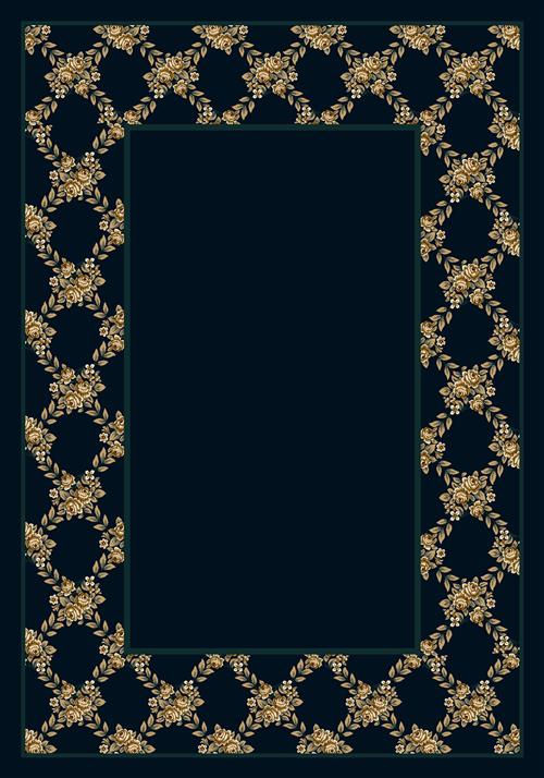 Rose Bower-12006 Sapphire 2'4"X11'8" Runner