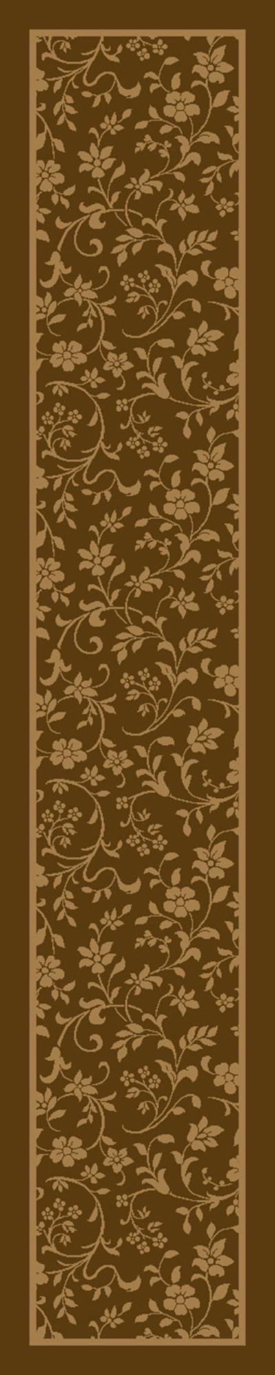 Brocade-05406 Golden Amber 2'4"X11'8" Runner