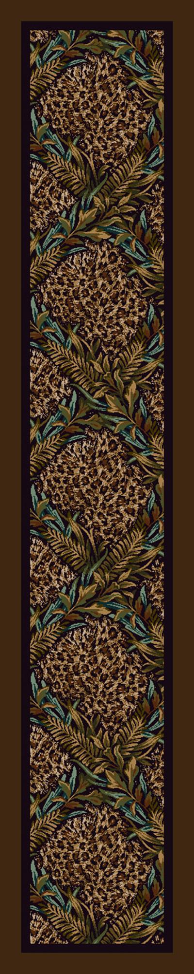 Nakura Trellis-04306 Leopard 2'4"X11'8" Runner