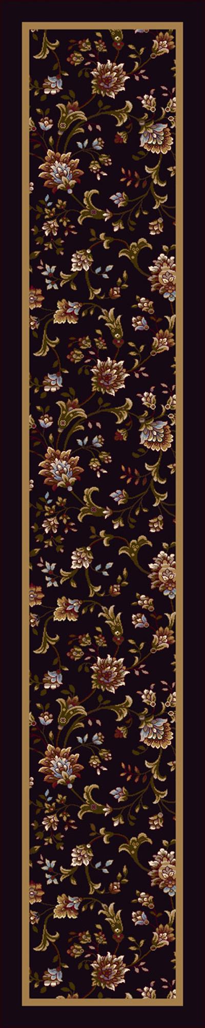 Khorrasan-13006 Onyx 2'4"X11'8" Runner