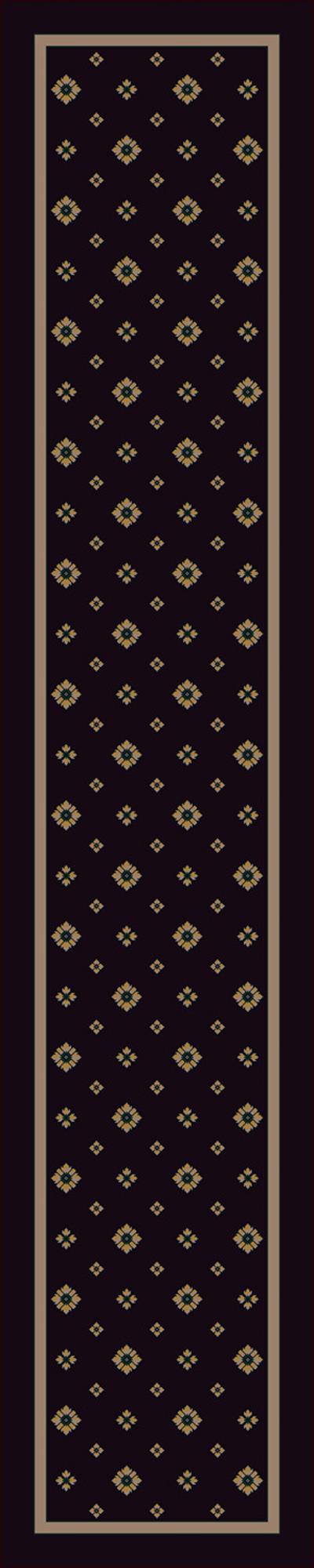 Foulard-13006 Onyx 2'4"X11'8" Runner