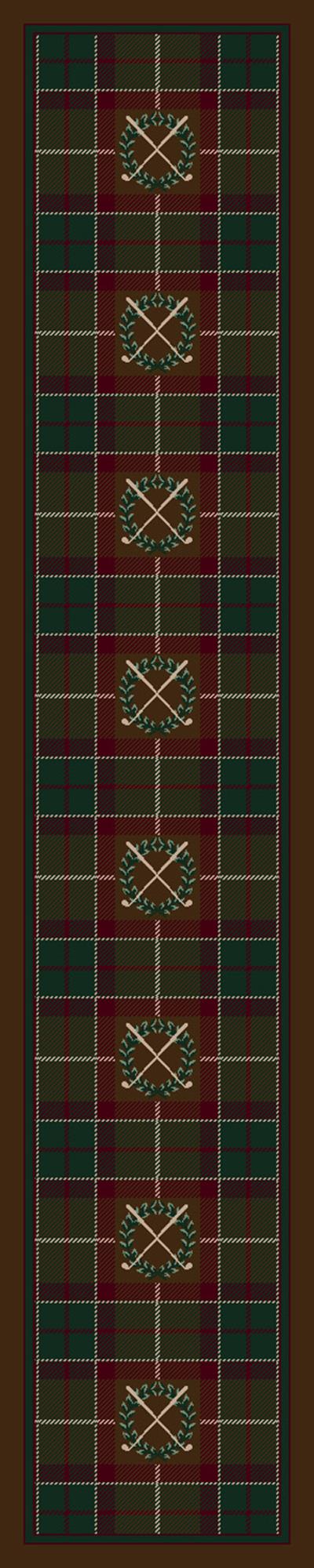 Country Clubs-05006 Dark Amber 2'4"X11'8" Runner