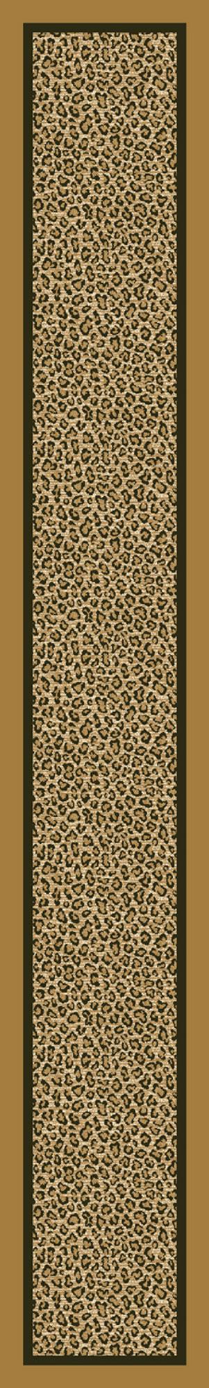 Asmora-04306 Light Leopard 2'4"X15'6" Runner