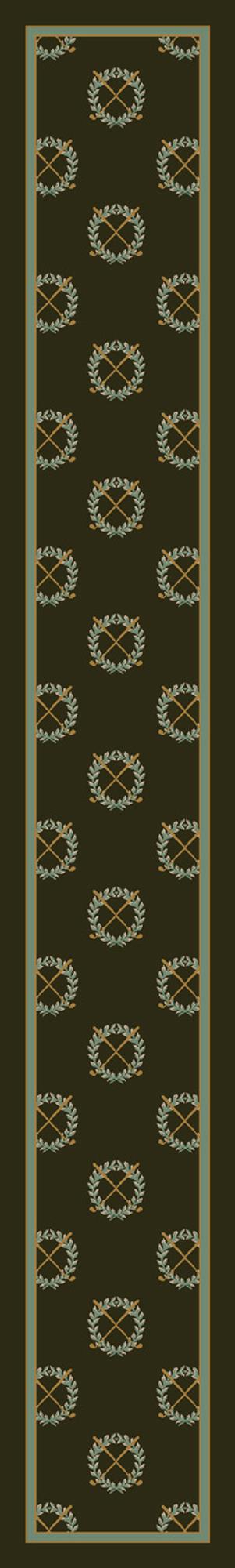 Rutherford-11506 Olive 2'4"X15'6" Runner