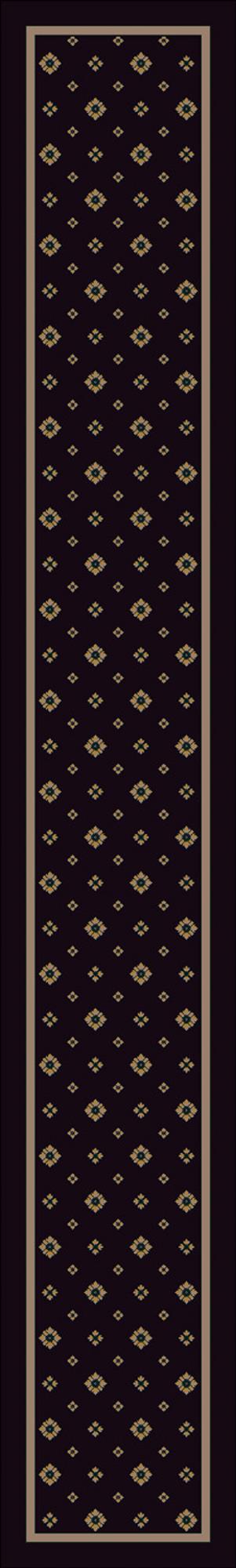 Foulard-13006 Onyx 2'4"X15'6" Runner