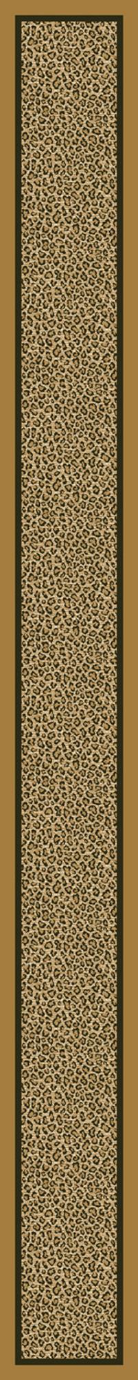 Asmora-04306 Light Leopard 2'4"X23'2" Runner