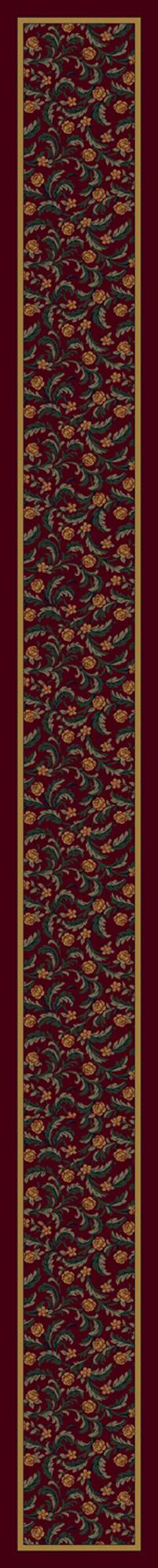 Latin Rose-10006 Garnet Ii 2'4"X23'2" Runner