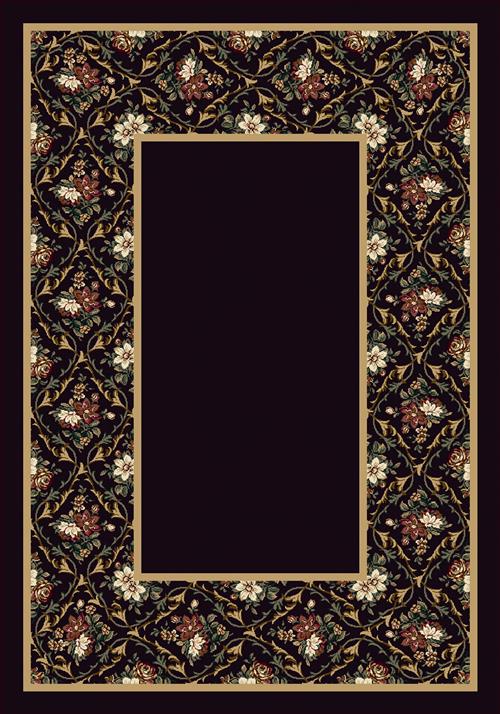 Bouquet Lace-13006 Onyx 2'4"X23'2" Runner