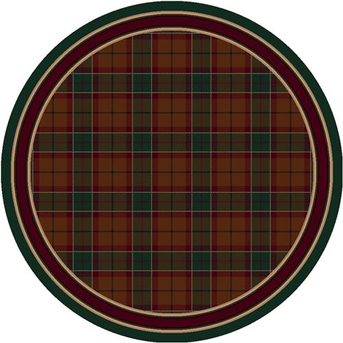Magee Plaid-05906 Amber Emerald Ii 7'7"X7'7" Round
