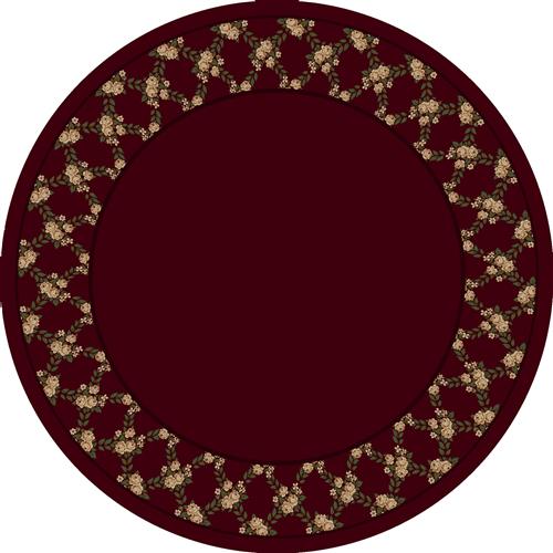 Rose Bower-10806 Cranberry Ii 7'7"X7'7" Round