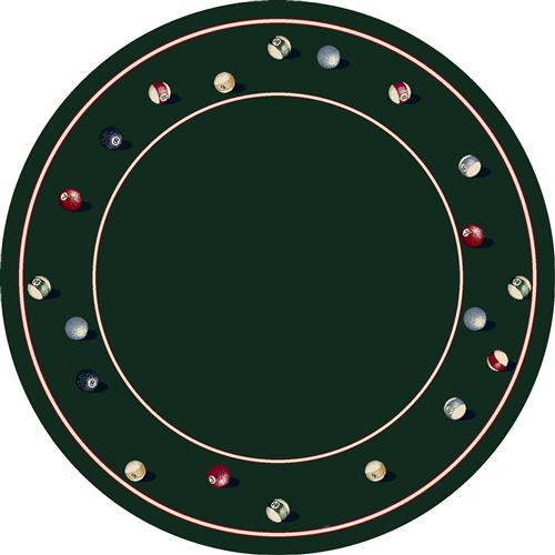 Billiards-11006 Emerald 7'7"X7'7" Round