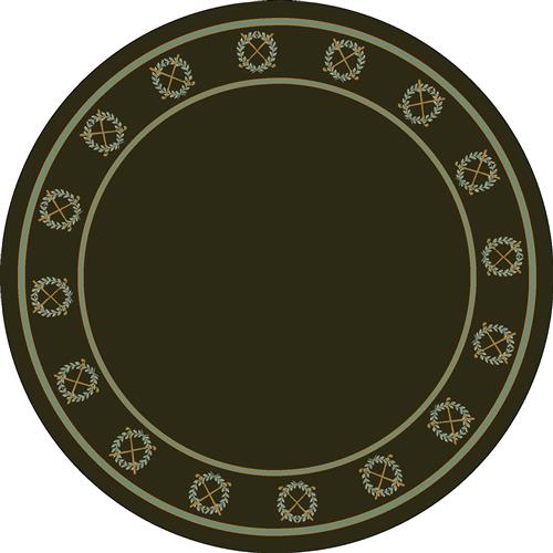 Rutherford-11506 Olive 7'7"X7'7" Round