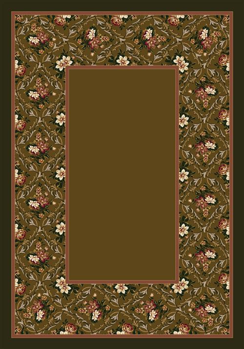 Bouquet Lace-05606 Light Tobacco 7'7"X7'7" Round