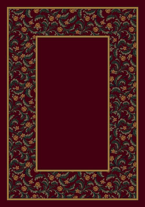 Latin Rose-10006 Garnet Ii 5'4"X7'8" Rectangular